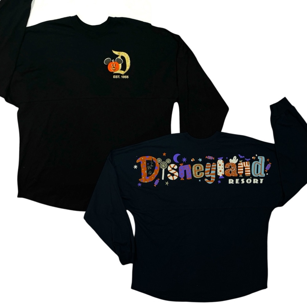 Disney Disneyland Resort Black Spirit Jersey Candy Theme Halloween Size XXL